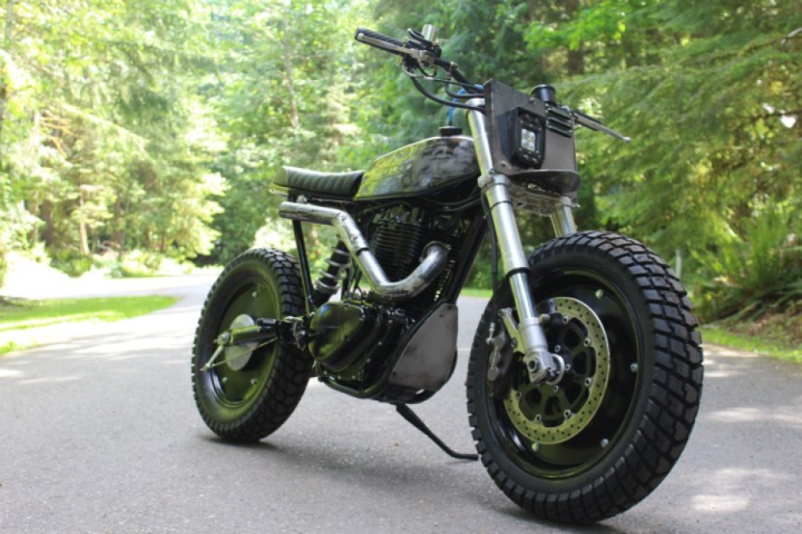 Suzuki LS650 Scrambler by Droog Moto