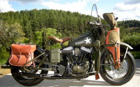 Harley Davidson 883 XWL WARBOY: A Sporty in WL Clothing