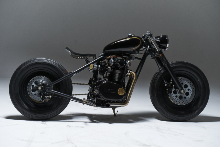 Yamaha XS650 Special Adopts a Custom Hardtail Bobber Disguise