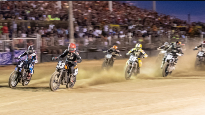 Harley-Davidson Snags Top Podium Flat Track Finish