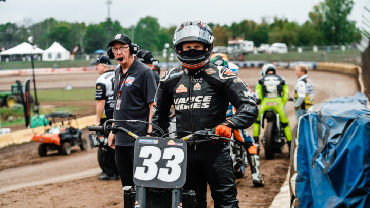 Harley-Davidson Snags Top Podium Flat Track Finish