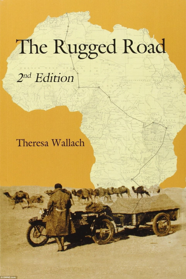 Theresa Wallach released a book - The Rugged Road - documenting the adventure. Above is the book's cover, showing the duo's route&