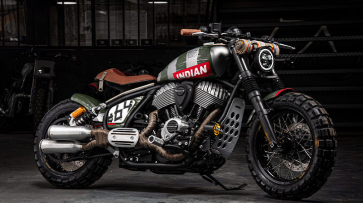 Custom Indian Chief ‘GRIND Machine’ Revealed at Wheels and Waves Artride