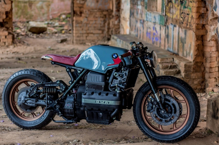 Bmw K100 Brazilian Cafe Racer By Retrorides For A Disabled Person