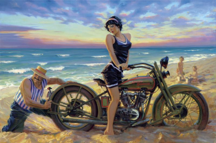 David Uhl – a modern name in old-school moto art