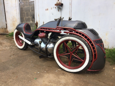 Steampunk Trike Inspired By “Joseph Stalin” Locomotive