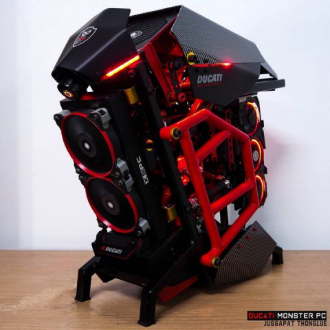 A Ducati gaming PC is a Monster