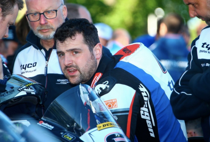 Michael Dunlop suffered a broken pelvis