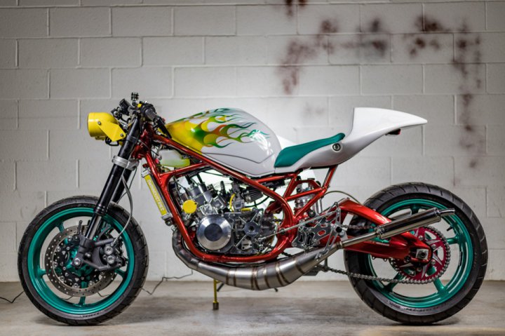 Modern Two Stroke Bike Based On Yamaha Rz350 Lab Rat By Swinndustries