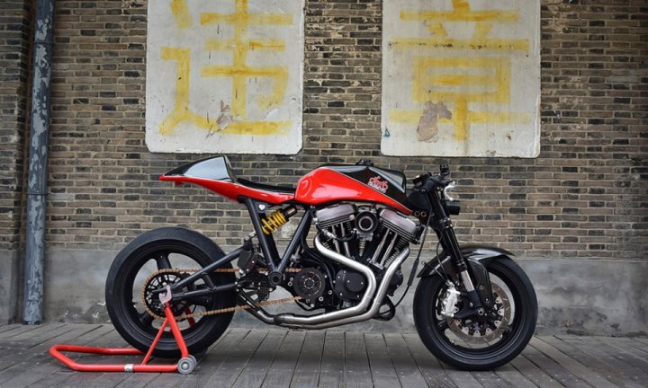 Danmoto: Harley-Davidson Sportster café racer