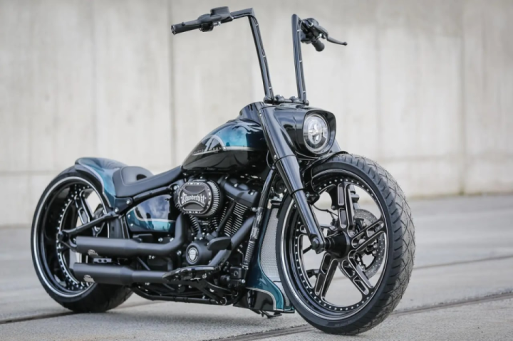 HARLEY-DAVIDSON FAT BOY “BLACK APPLE” BY THUNDERBIKE