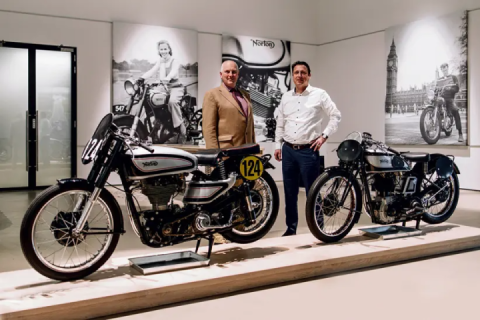 Best of British: Norton snap up 55 classic models to celebrate firm's heritage