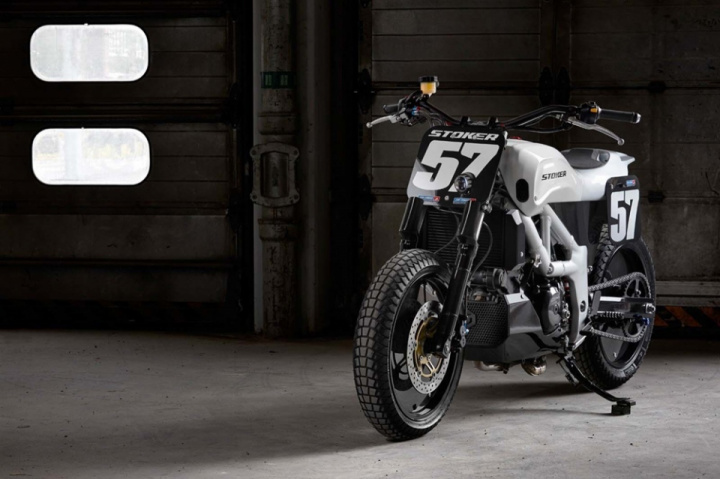 Suzuki SV650 street tracker by Stoker Motorcycles