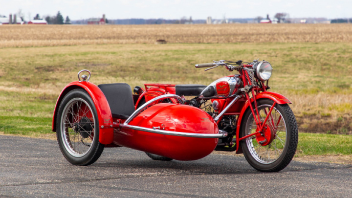 1937 Moto Guzzi GTS 500 Heads to Auction with Matching Sidecar