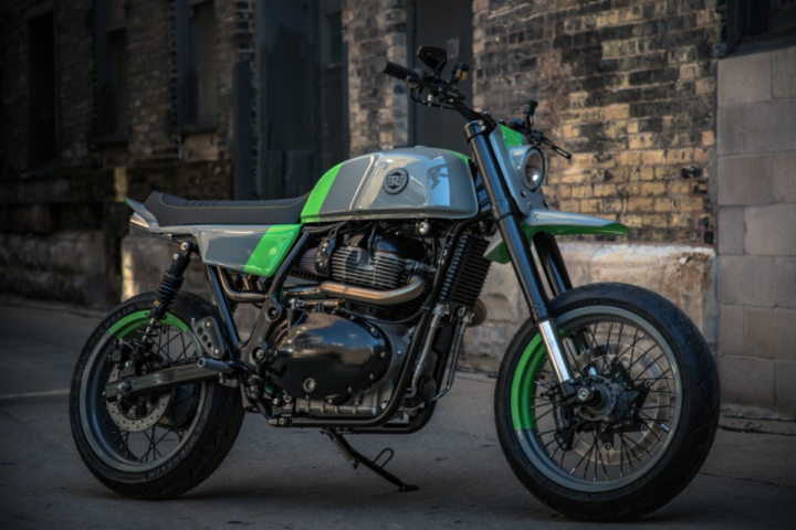 Custom Royal Enfield Continental GT 650 "Grasshopper" by Analog Motorcycles