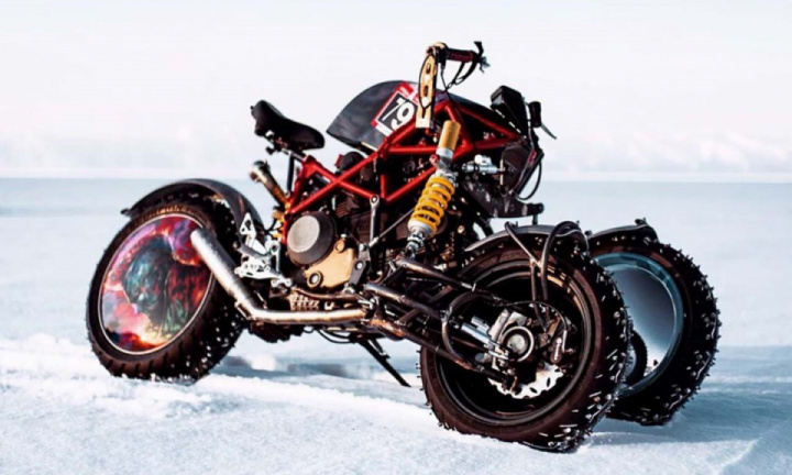 3-Wheeled Ducati Hypermotard 1100 by Balamutti