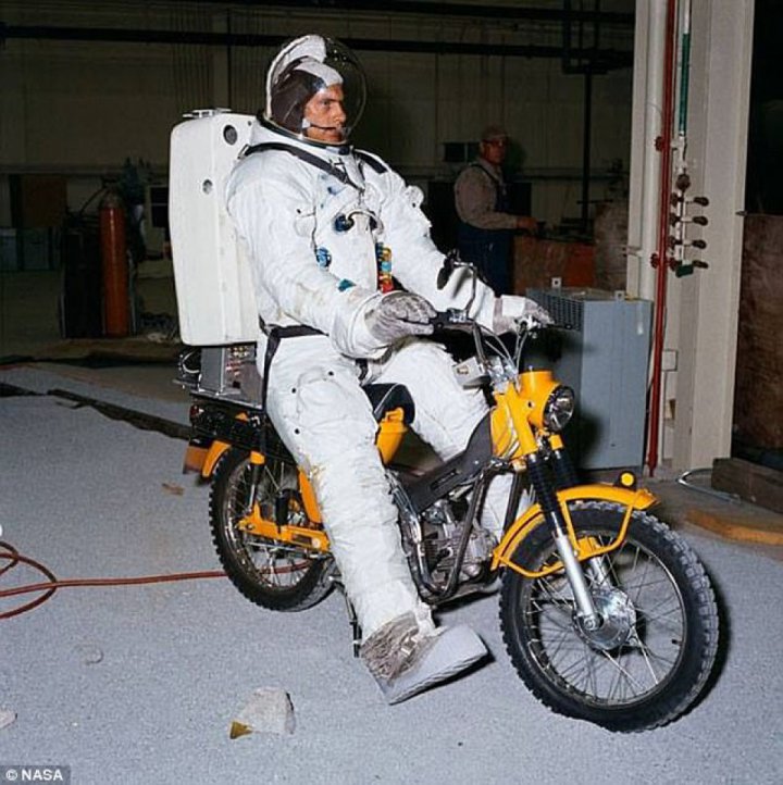 NASA ALMOST SENT A MOTORCYCLE TO THE MOON