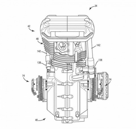 Harley-Davidson Files Patent for New V-Twin Engine with VVT