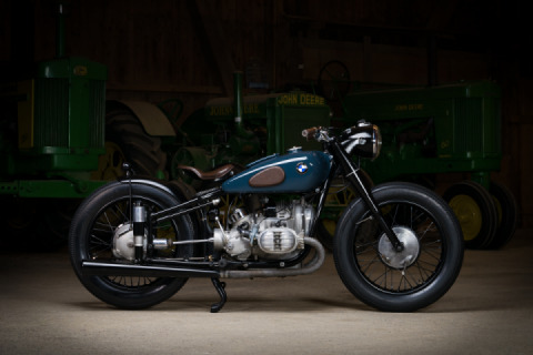 The BMW R51/2 custom motorcycle by kontrast kreations