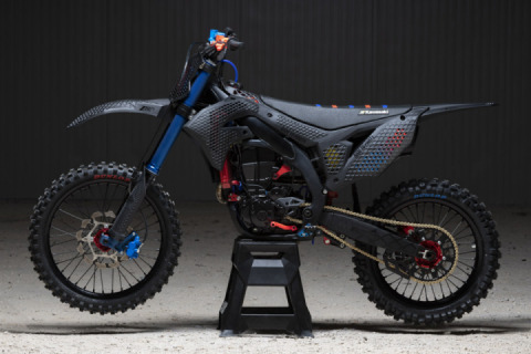 The Kawasaki KX 450 3D Core Is A Stealthy 3D-Printed Dirt Bike