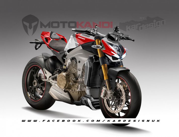 Ducati V4 streetfighter concept by Kardesignkoncepts