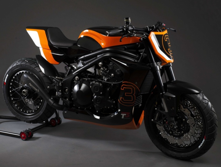 Associated British Motorcycles:Gemini Indianapolis and Gemini Naked customs based on Triumph Speed Triple