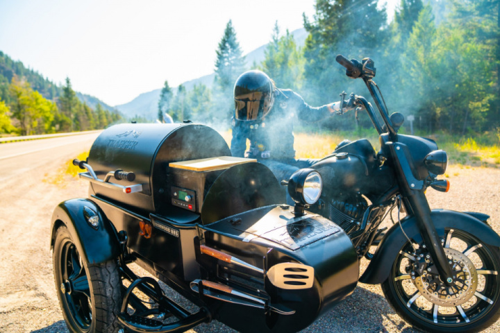 Indian's BBQ motorcycle means you won't have to wait to enjoy your roadkill