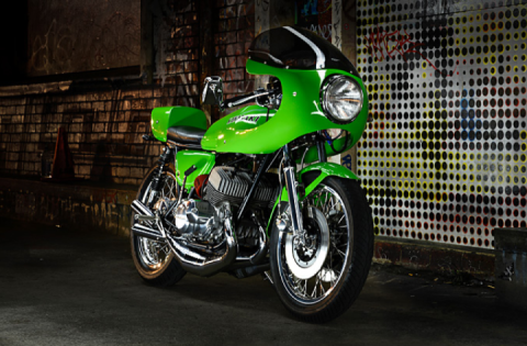 76 Kawasaki KH500 – ‘Kermit’