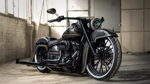 Custom Harley-Davidson Softail by Thunderbike