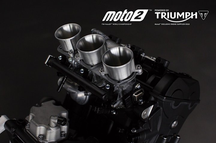 Triumph is the official supplier of engines Moto2 2019-2022