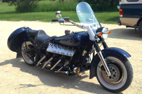 Lincoln-Zephyr Flathead V12 Motorcycle