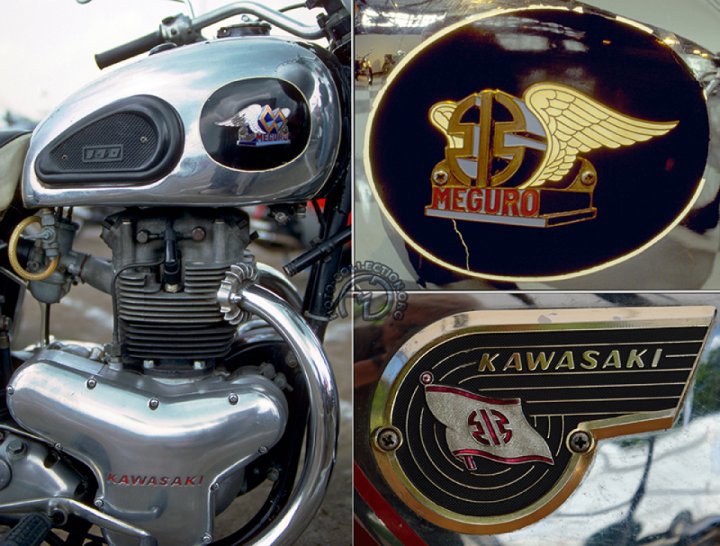 Kawasaki “Meguro”. be used for retro models