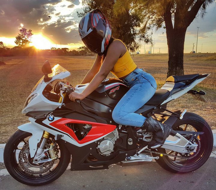 Girls on cheap street bikes