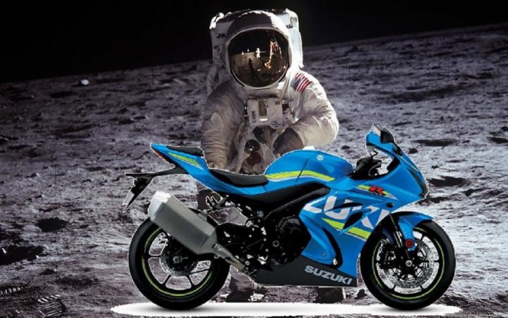 Suzuki is going to put a motorcycle on the moon