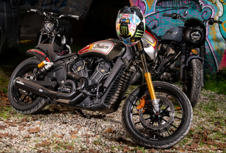 Indian Scout Rogue custom by Hardnine Choppers