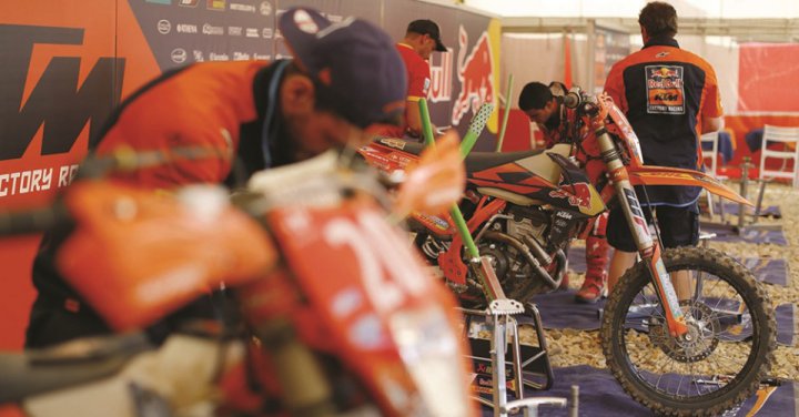 KTM offers support services for all ISDE 2018 participants