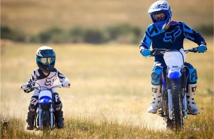 Yamaha PW50 Adult And Child Riding