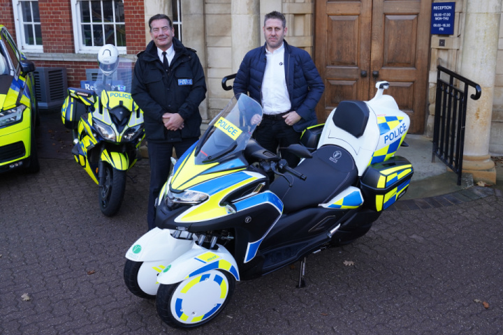 White Motorcycle Concepts tackles climate change with hybrid  emergency services First Responder vehicle