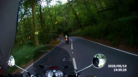 Enjoying an evening fish and chip ride to Looe with Plymouth advanced motorcyclists