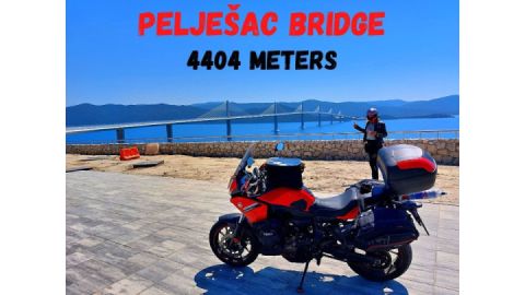 The brand new and biggest bridge in Croatia - Peljesac bridge