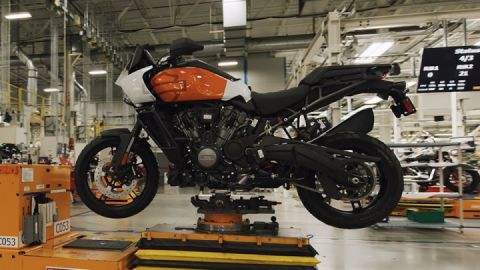 First Pan America Adventure Bikes start rolling off assembly line