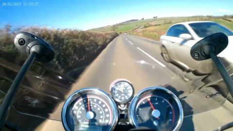 The joy of a wide open country road with no traffic.