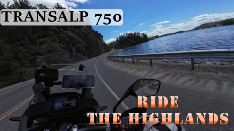 Honda Transalp 750 - Ride The Highlands - Peninsula Rd & Road 141
