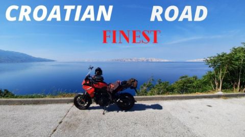 One of the most beautiful Croatian road for motorcycle✌
