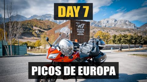 Picos de Europa, a chance meeting with the world traveler Gabriel Vissio - Estpania 2017 Tour, day 7