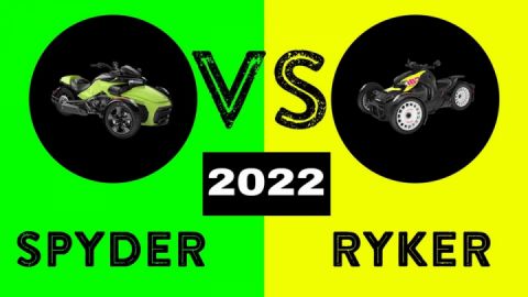 2022 Can-Am Spyder vs. 2022 Can-Am Ryker