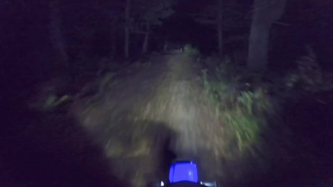 Tracy Lane and Brigham Rd at night