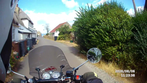 Please join me for a motorcycle ride into Hope cove.
