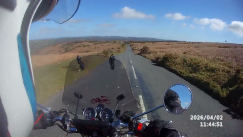 The absolute joy of cruising across high Dartmoor .....