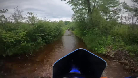 Nice water crossing in New Hampshire